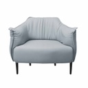 Fotoliu King GREY-LIGHT BLUE